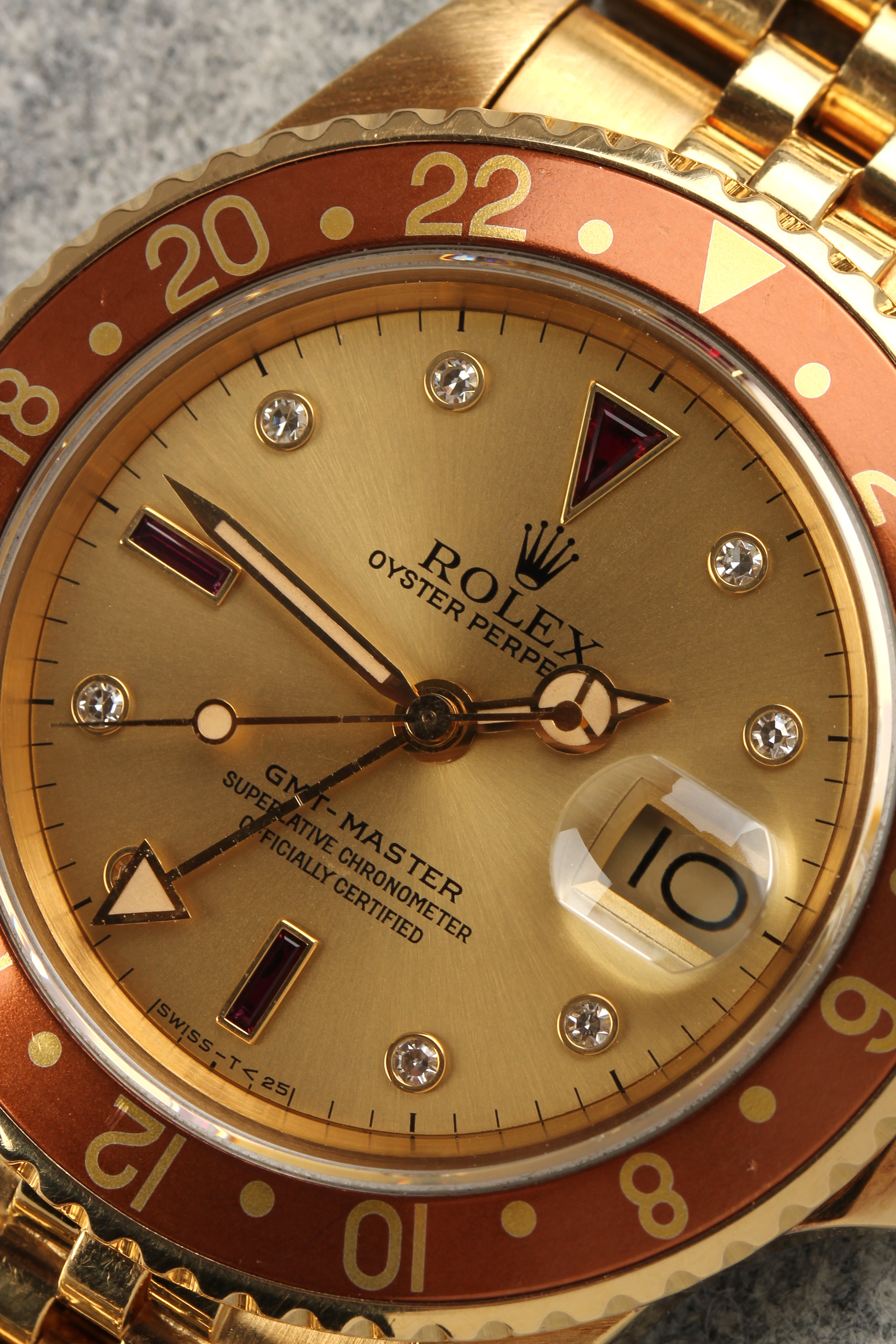 Rolex GMT 16758 Serti Dial – image 8