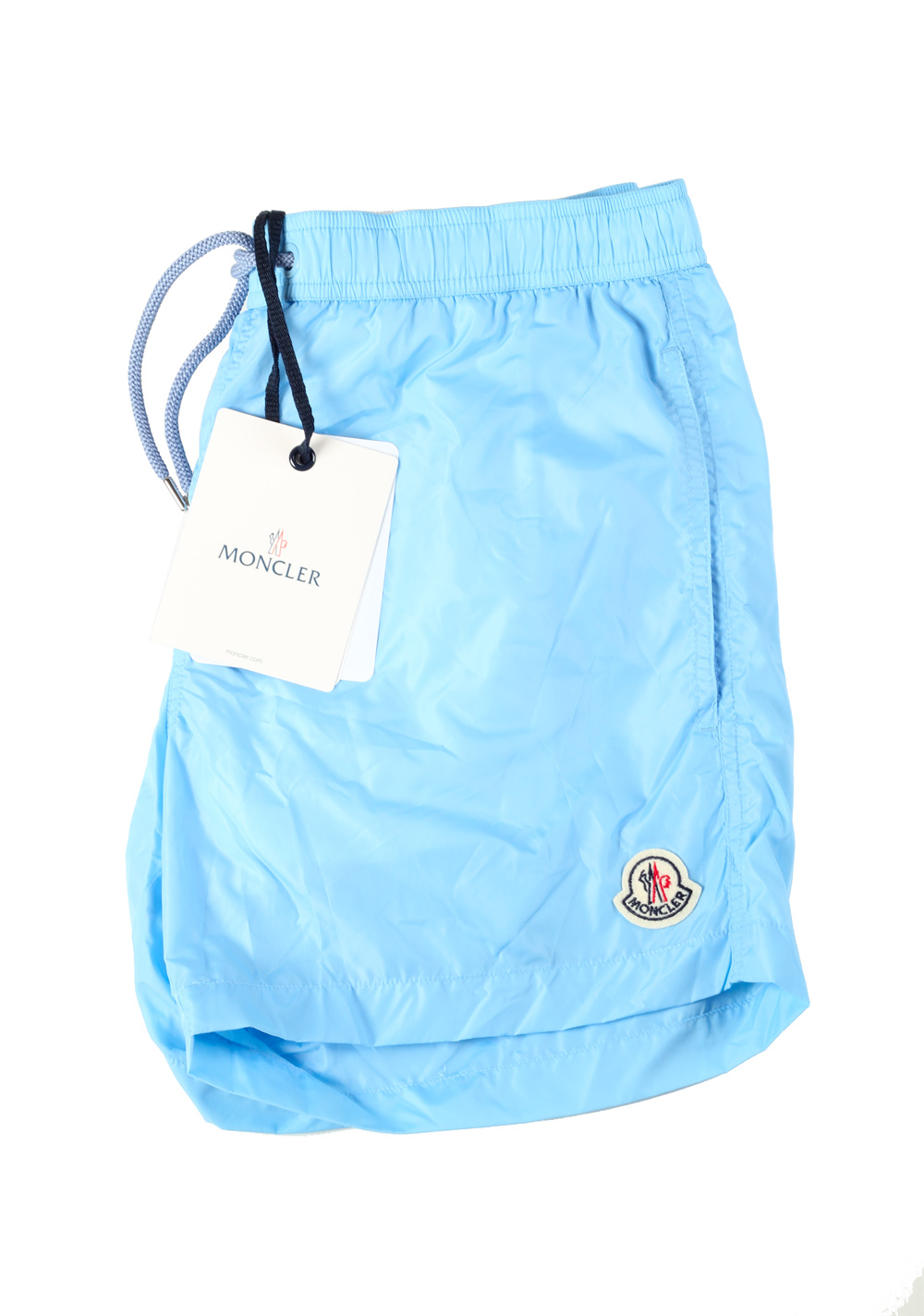 moncler swim shorts blue