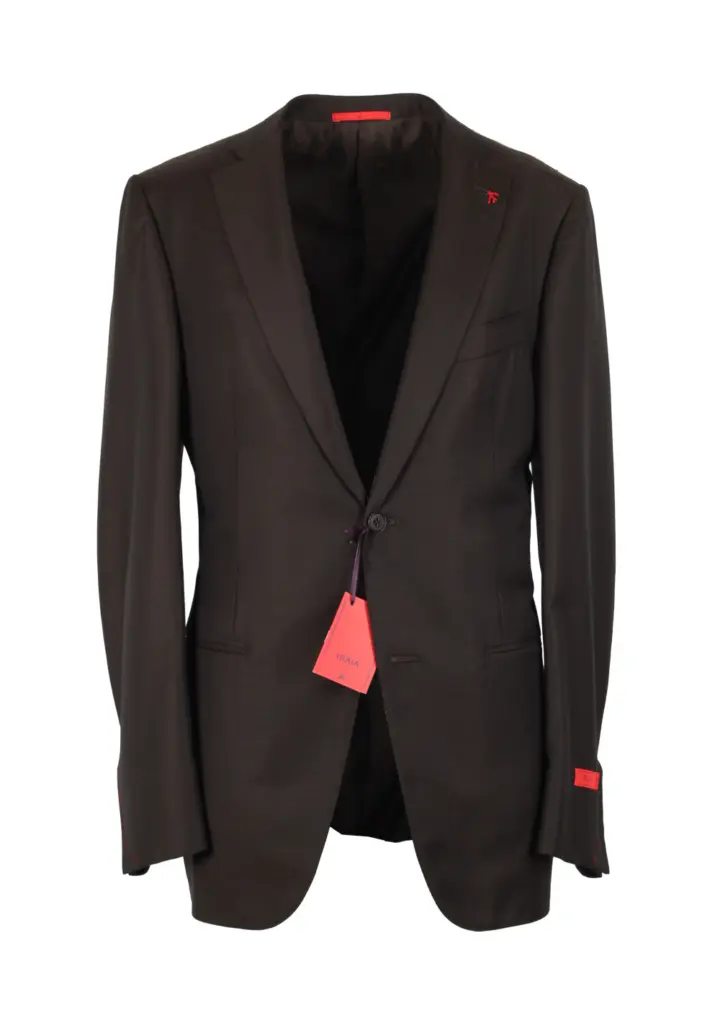 Isaia Aquaspider Suit Size 48L / 38L U.S. Super 160S