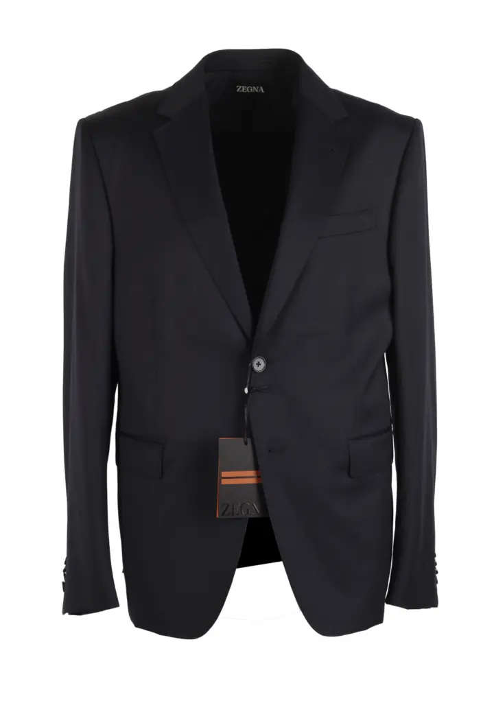 ZEGNA Blue Sartorial Wool Mohair Suit Size 48 / 38R U.S.