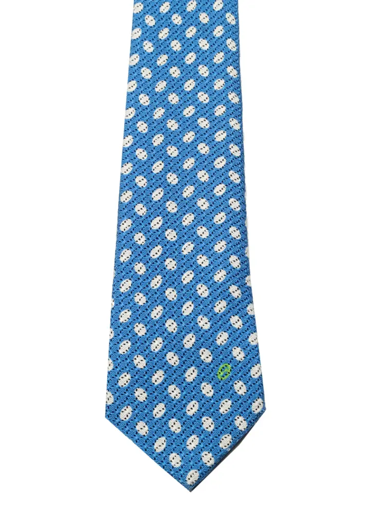 Gucci Blue Patterned Tie