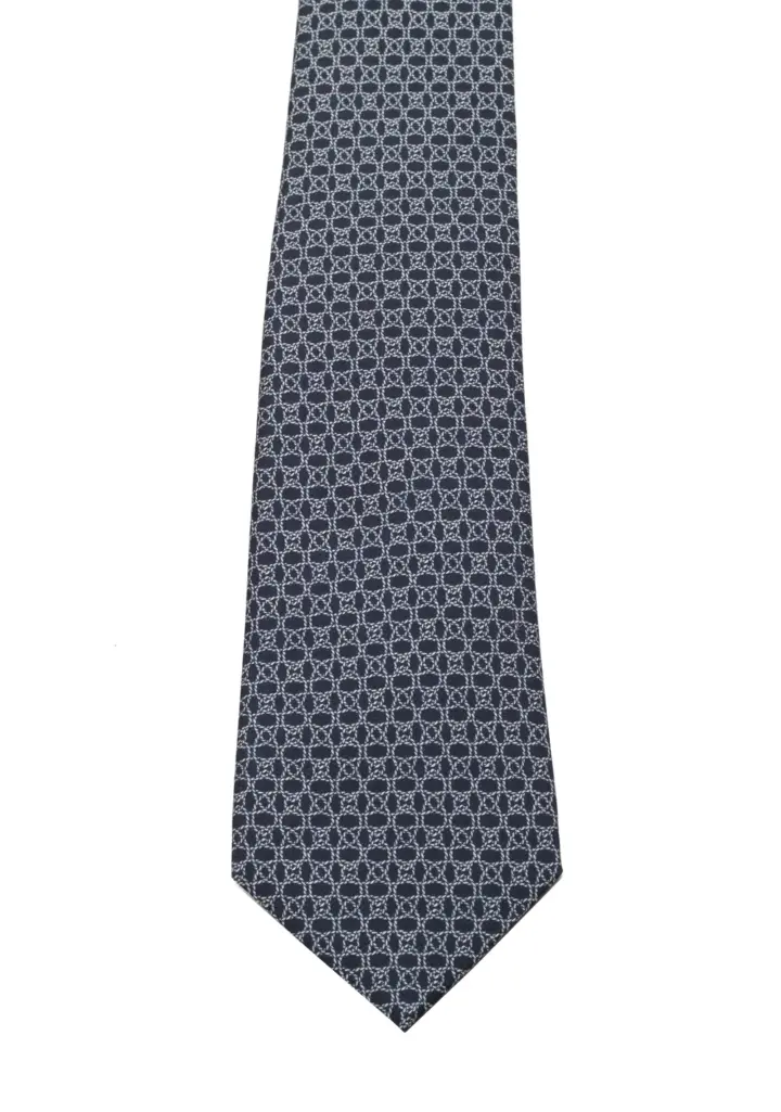 Gucci Blue Patterned Tie