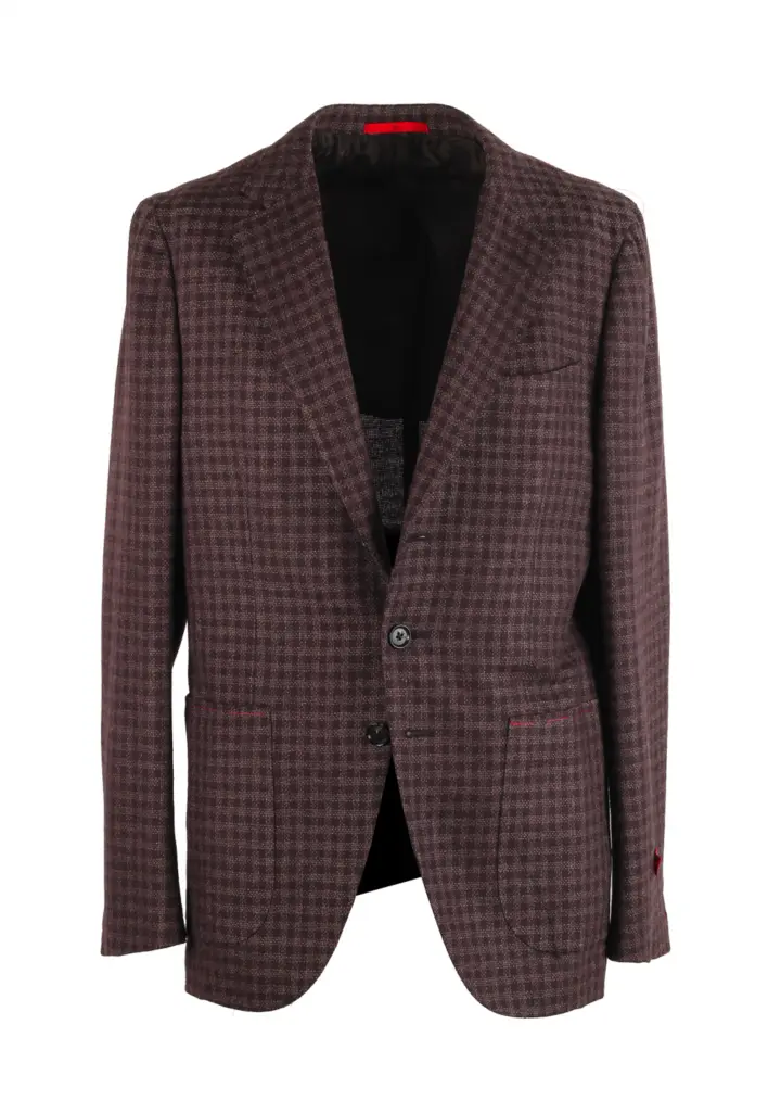 Isaia Napoli Brown Sailor Sport Coat Size 50 / 40R U.S.