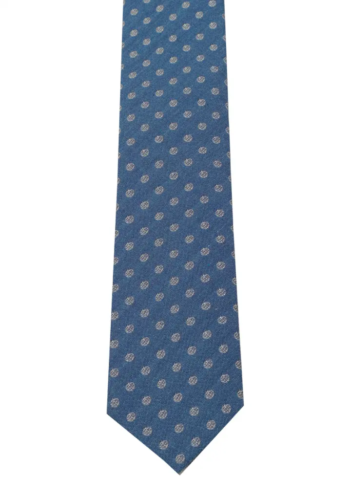 TOM FORD Patterned Blue Tie In Silk
