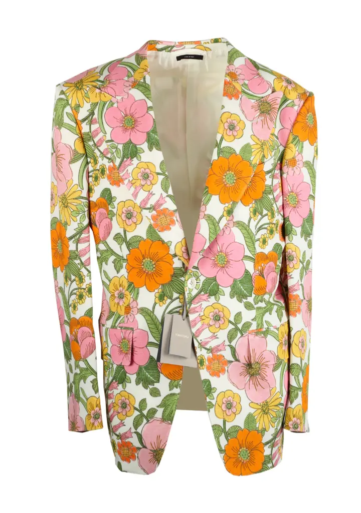 TOM FORD Atticus Floral 60s Sport Coat