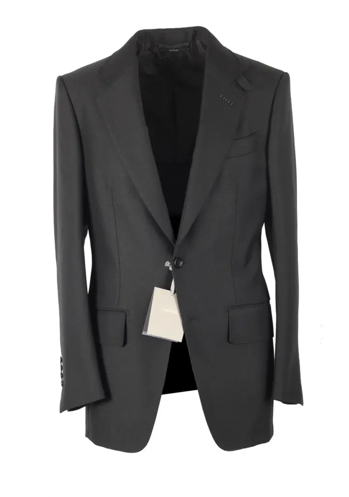 TOM FORD Atticus Black Sport Coat Size 46 / 36R U.S.