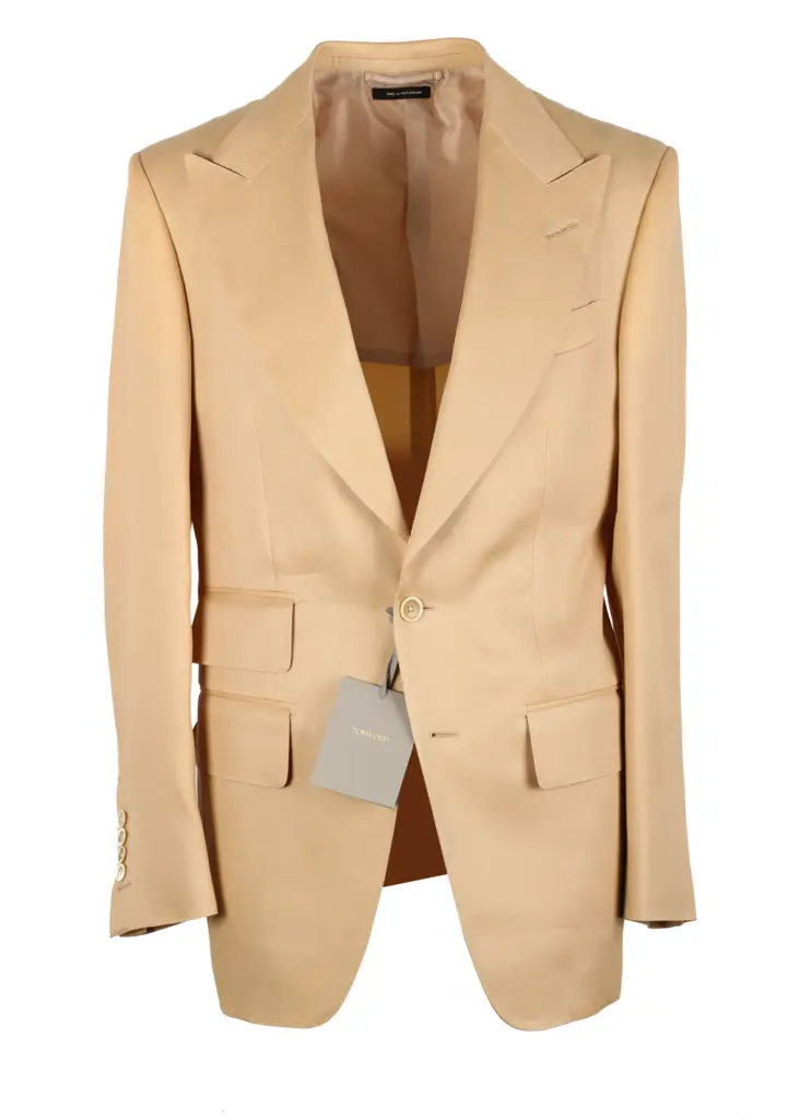 TOM FORD Atticus Beige Suit Size 46 / 36R U.S.