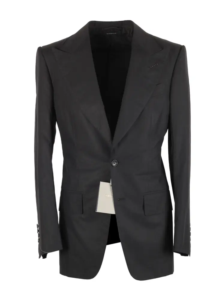 TOM FORD Shelton Black Sport Coat Size 46 / 36R U.S.