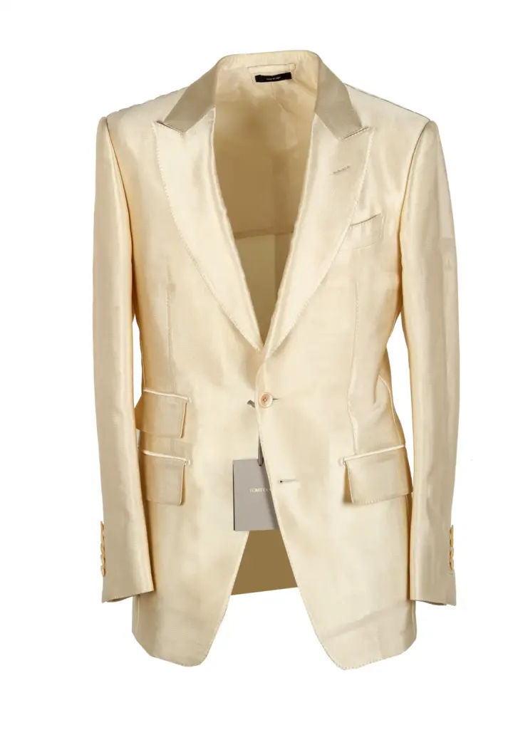 TOM FORD Atticus Champagne Suit Size 46 / 36R U.S.