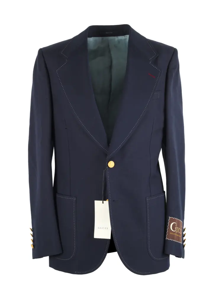 Gucci Blue Blazer Sport Coat