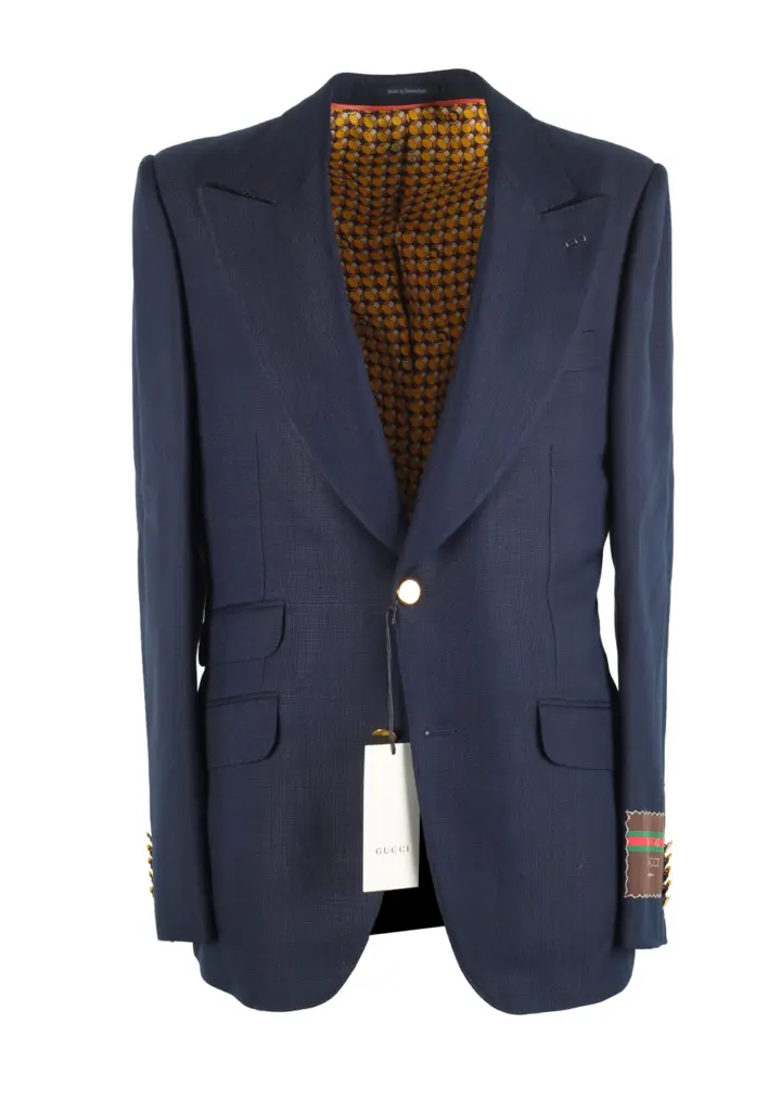 Gucci Blue Blazer Sport Coat