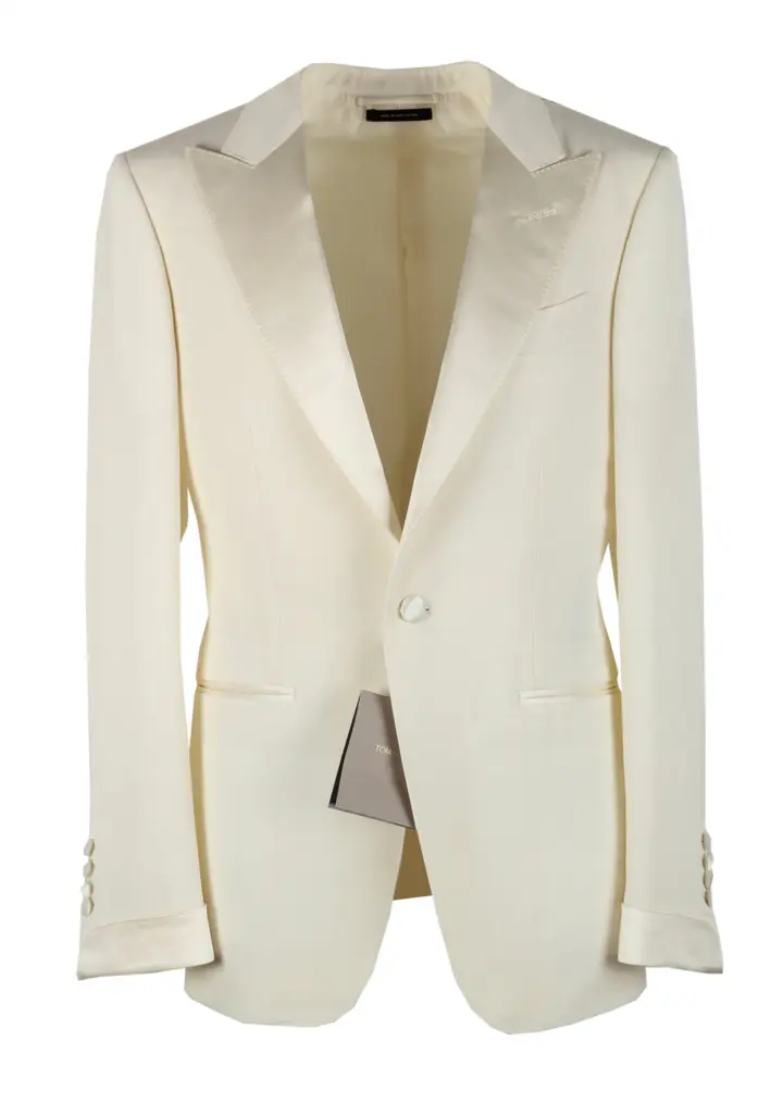 TOM FORD O’Connor Ivory Tuxedo Dinner Jacket