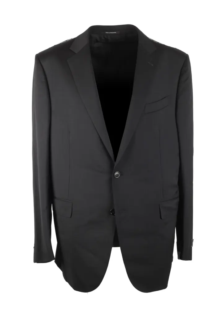 ZEGNA Milano Solid Black Multiseason Suit