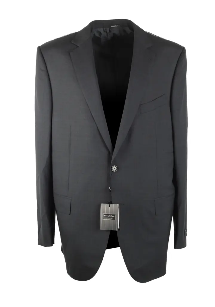 ZEGNA Mila Gray Cool Effect Suit Size 56 / 46R U.S.