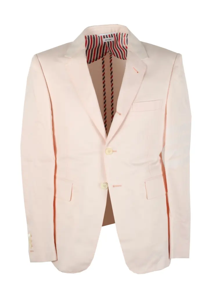 Thom Browne NEW YORK 4 Bar Pink Blazer Sport Coat Size 48 / 38R U.S.