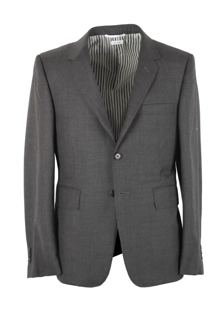 Thom Browne NEW YORK Classic Gray Suit Size 48 / 38R U.S.