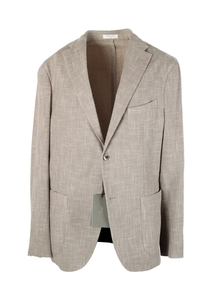Boglioli K Jacket Taupe Sport Coat Size 50 / 40R U.S.