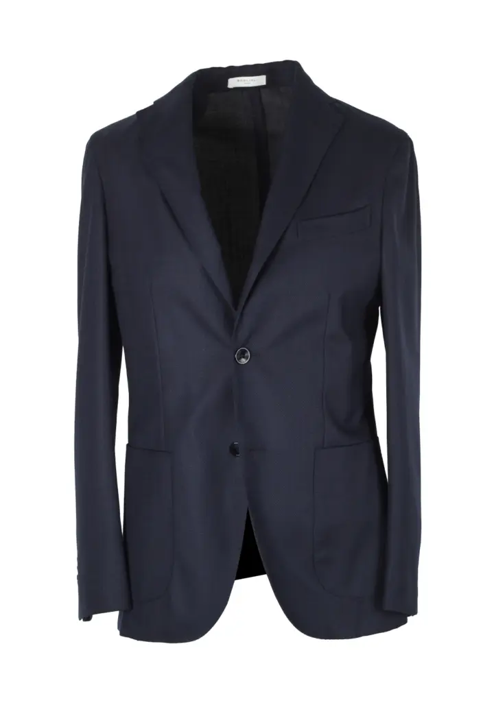 Boglioli K Jacket Blue Sport Coat Size 44 / 34R U.S.