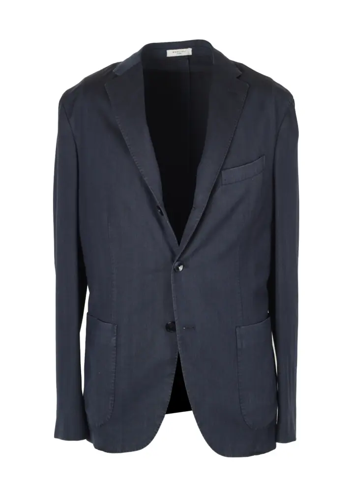 Boglioli K Jacket Blue Sport Coat Size 48 / 38R U.S.