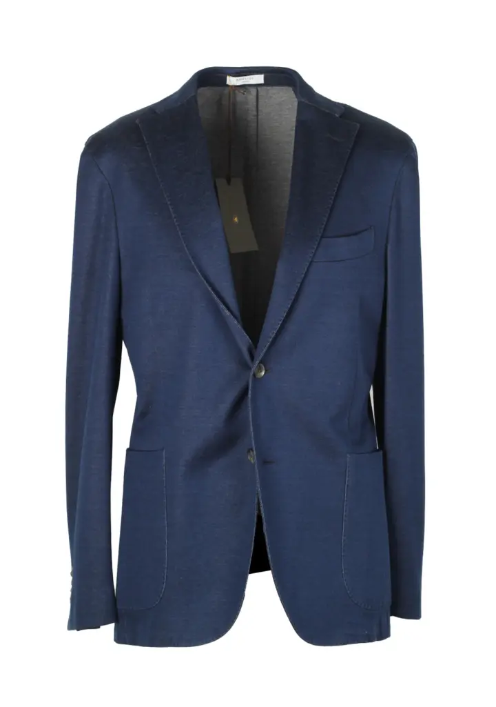 Boglioli K Jacket Blue Sport Coat Size 48 / 38R U.S.