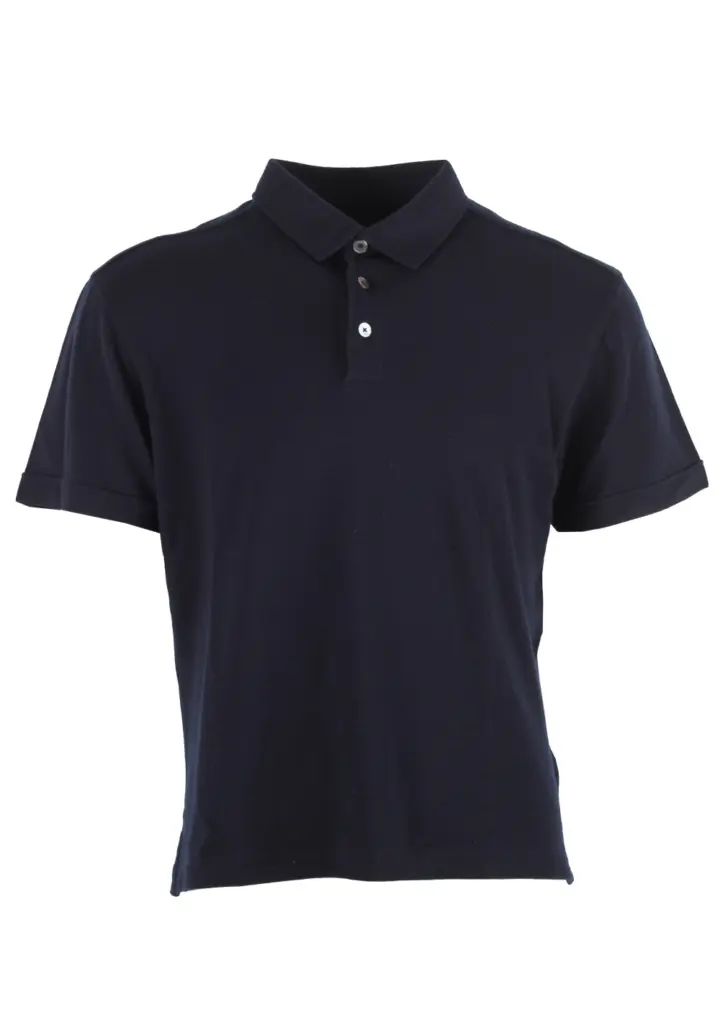 Zegna 12Milmil12 Blue Short Sleeve Polo Shirt Size 48 / 38R U.S.