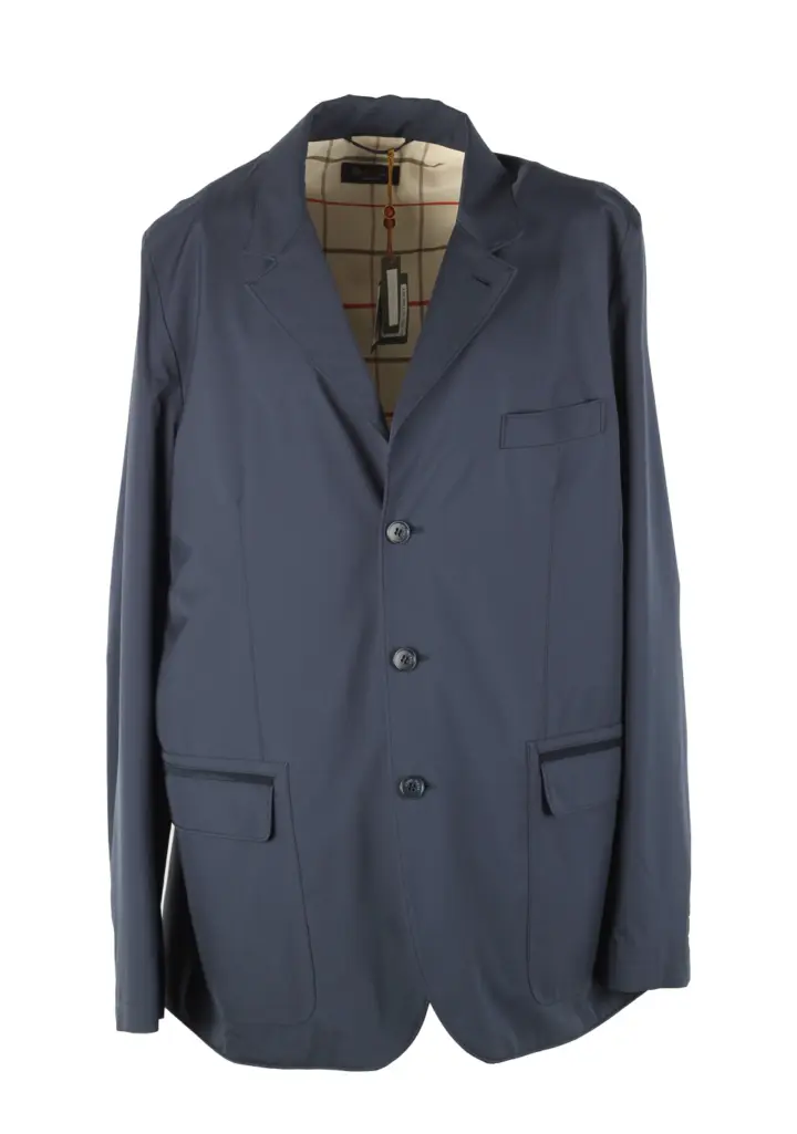 Loro Piana Blue Voyager Storm System Coat Size XXXL / 58 / 48R U.S. Outerwear