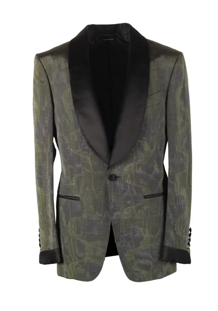 TOM FORD Atticus Green Tuxedo Dinner Jacket Size 46 / 36R U.S.