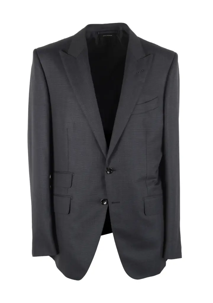 TOM FORD O’Connor Checked Gray Suit Size 52 / 42R U.S. In Wool Fit Y