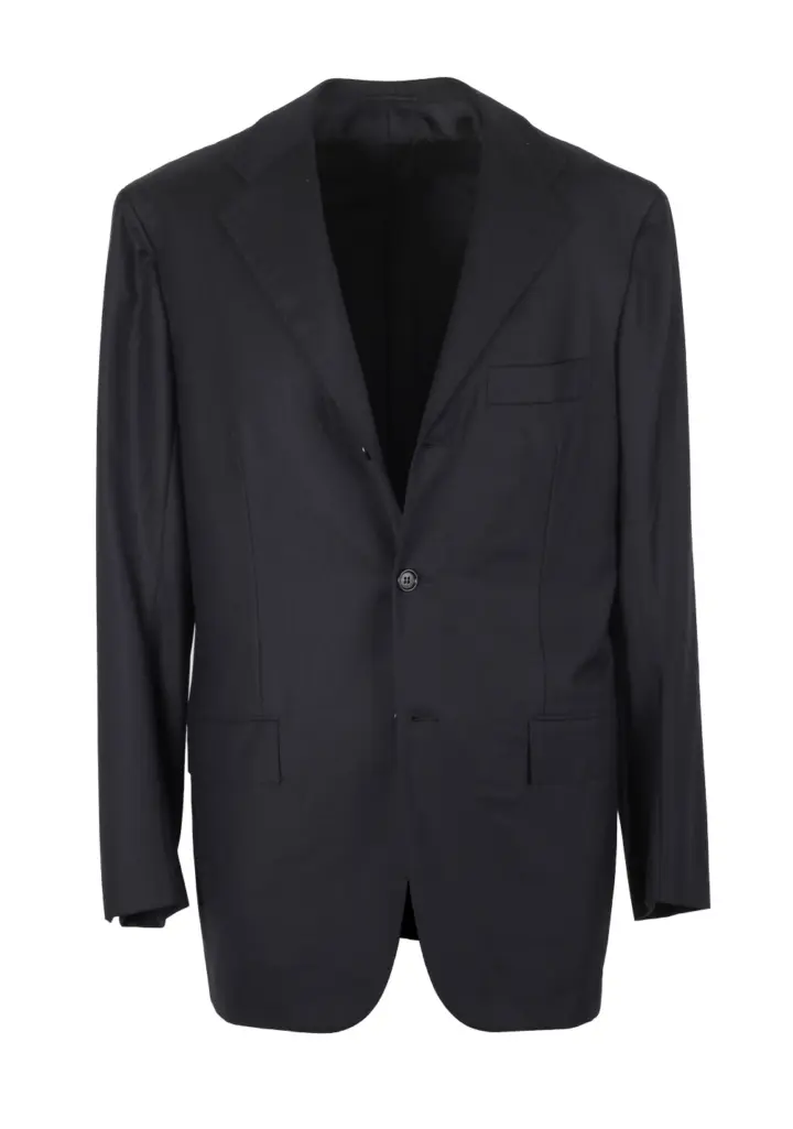 Kiton 14 Micron Blue Sport Coat Size 48 / 38R U.S.