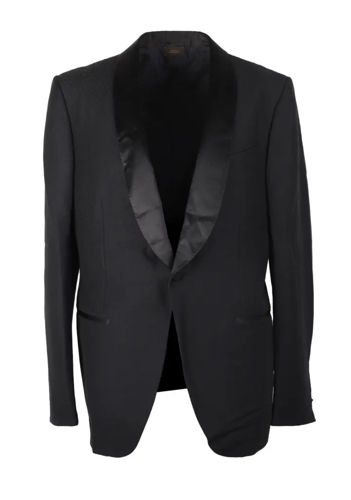 ZEGNA Couture Blue Tuxedo Dinner Jacket Size 50 / 40R U.S.