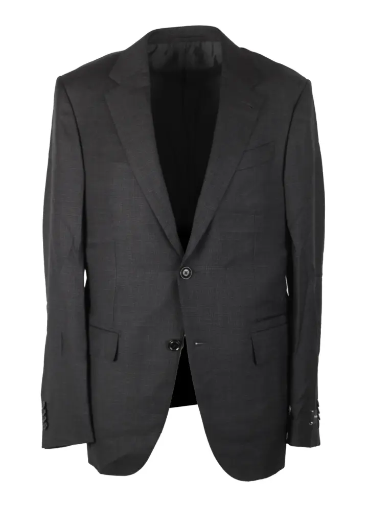ZEGNA Milano Easy Achillfarm Gray Checked Sport Coat Size 48 / 38R U.S.