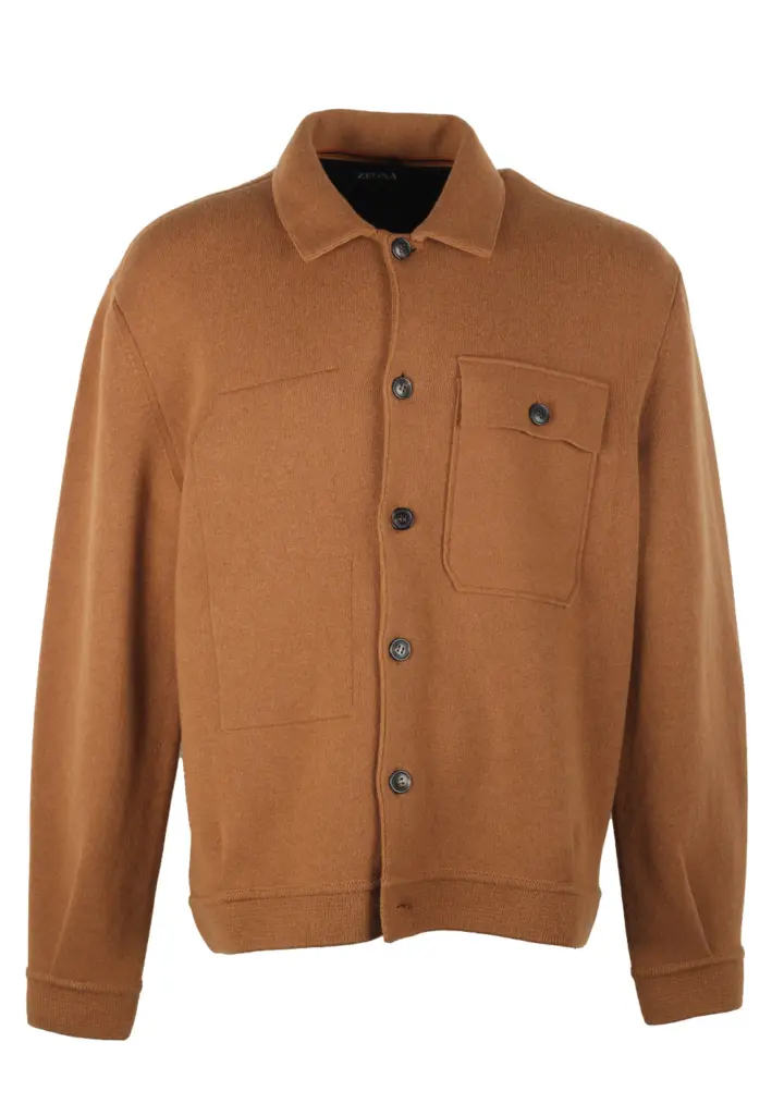 ZEGNA Brown Oasi Cashmere Overshirt