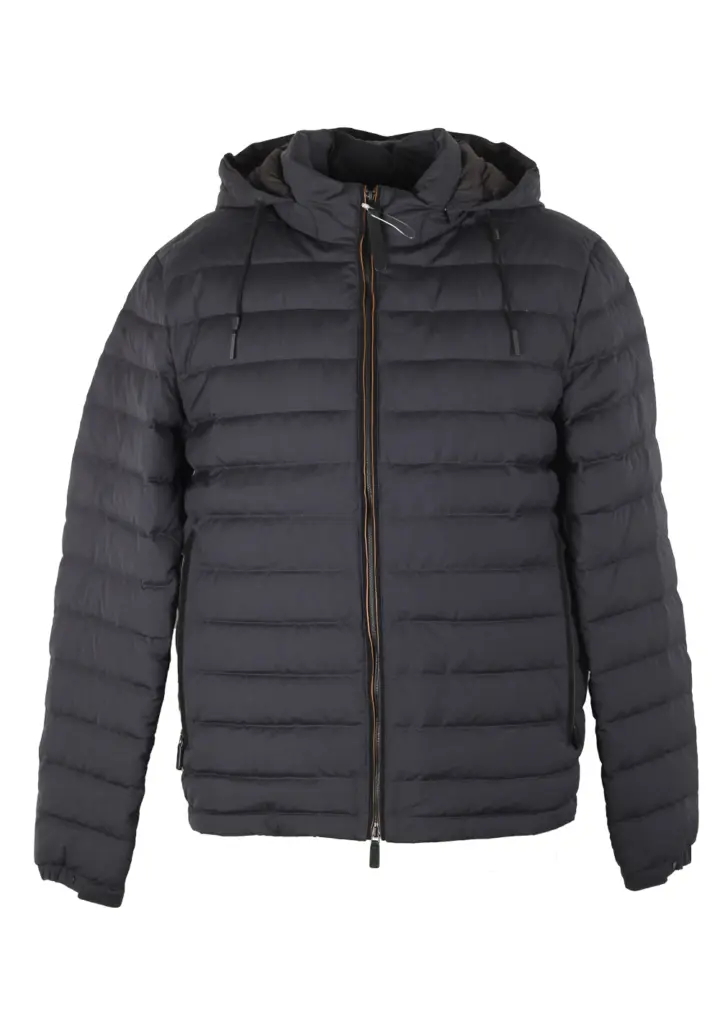 ZEGNA Blue Leggerissimo Padded Coat Size 48 / 38R U.S.