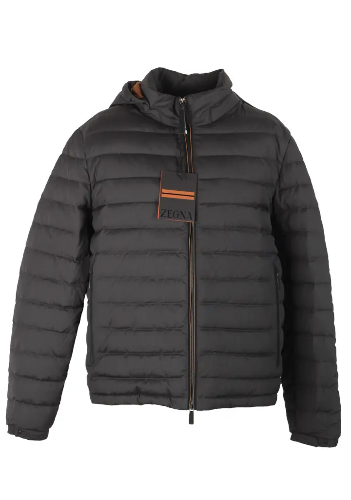 ZEGNA Black Leggerissimo Padded Coat