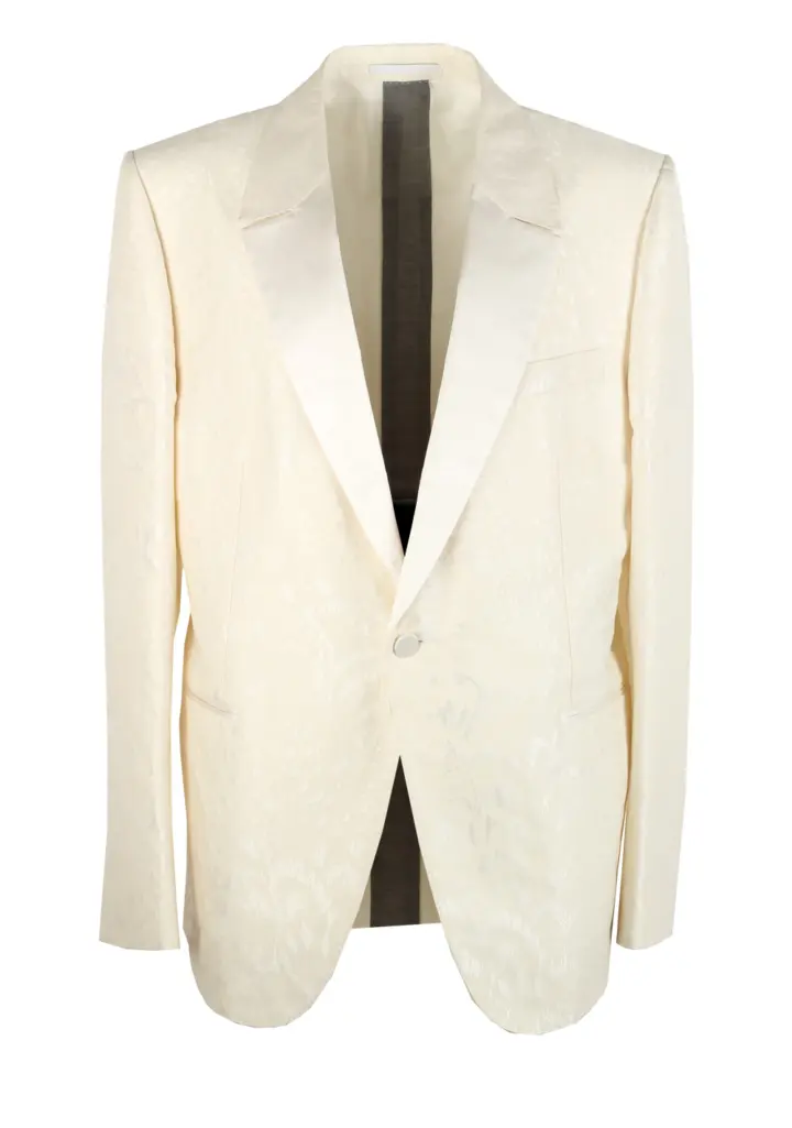 ZEGNA City Off White Tuxedo Dinner Jacket Size 54 / 44R U.S.