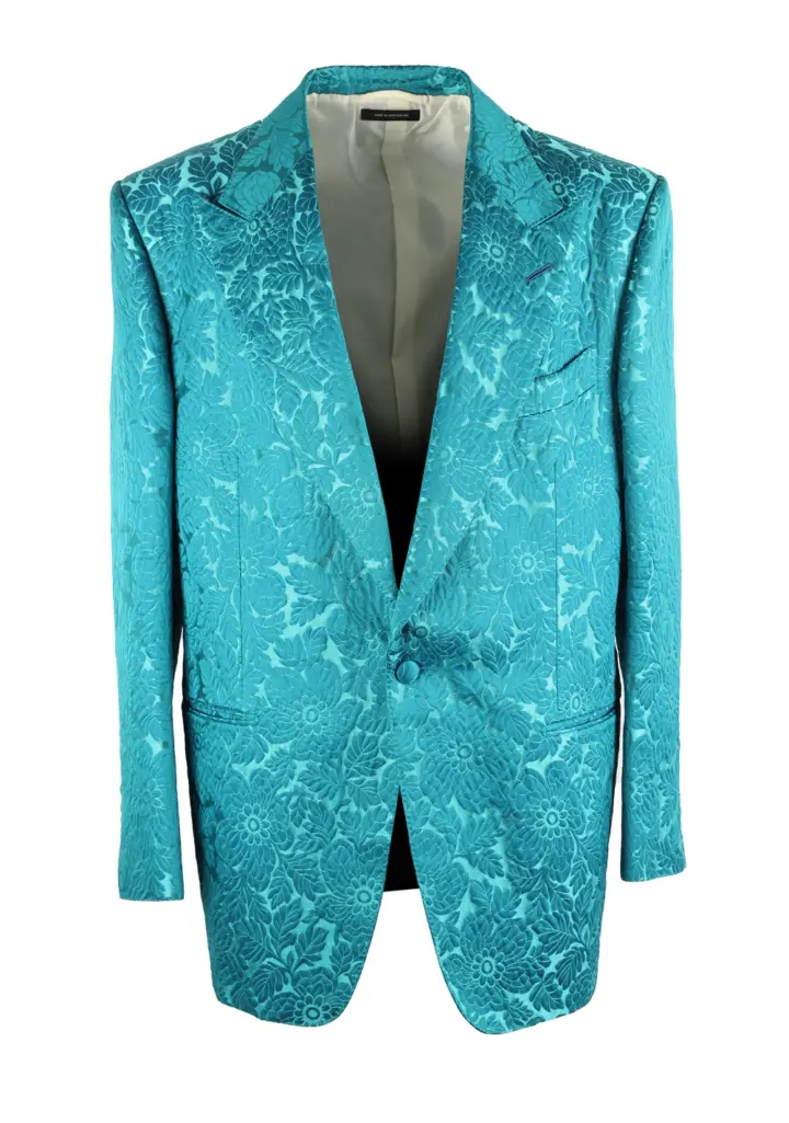 TOM FORD Windsor Floral Tuxedo Cocktail Dinner Jacket Size 54 / 44R U.S. Fit A