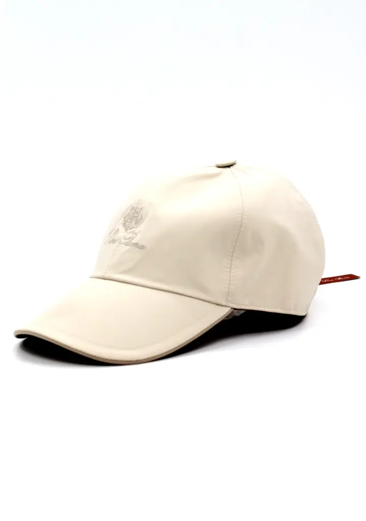 Loro Piana Off White Storm System Baseball Cap Size L (Large)