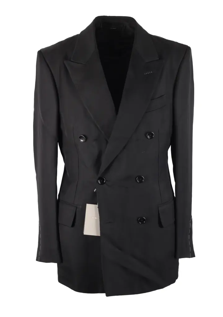 TOM FORD Cooper Black Double Breasted Sport Coat