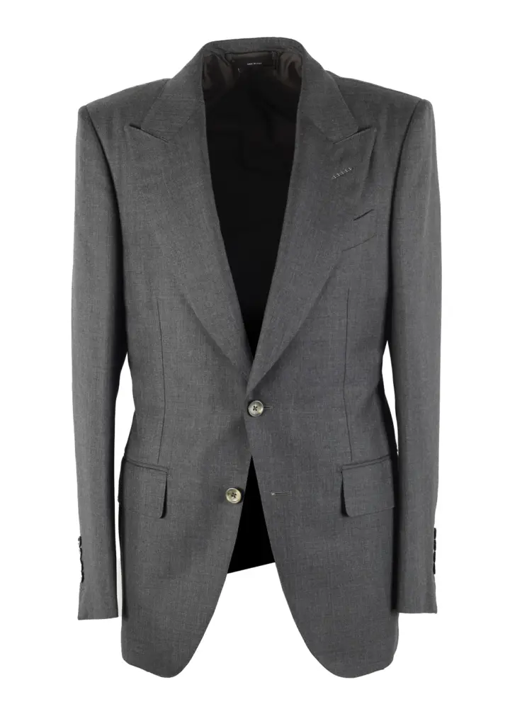 TOM FORD Dyllan Solid Gray Sport Coat Size 48 / 38R U.S.