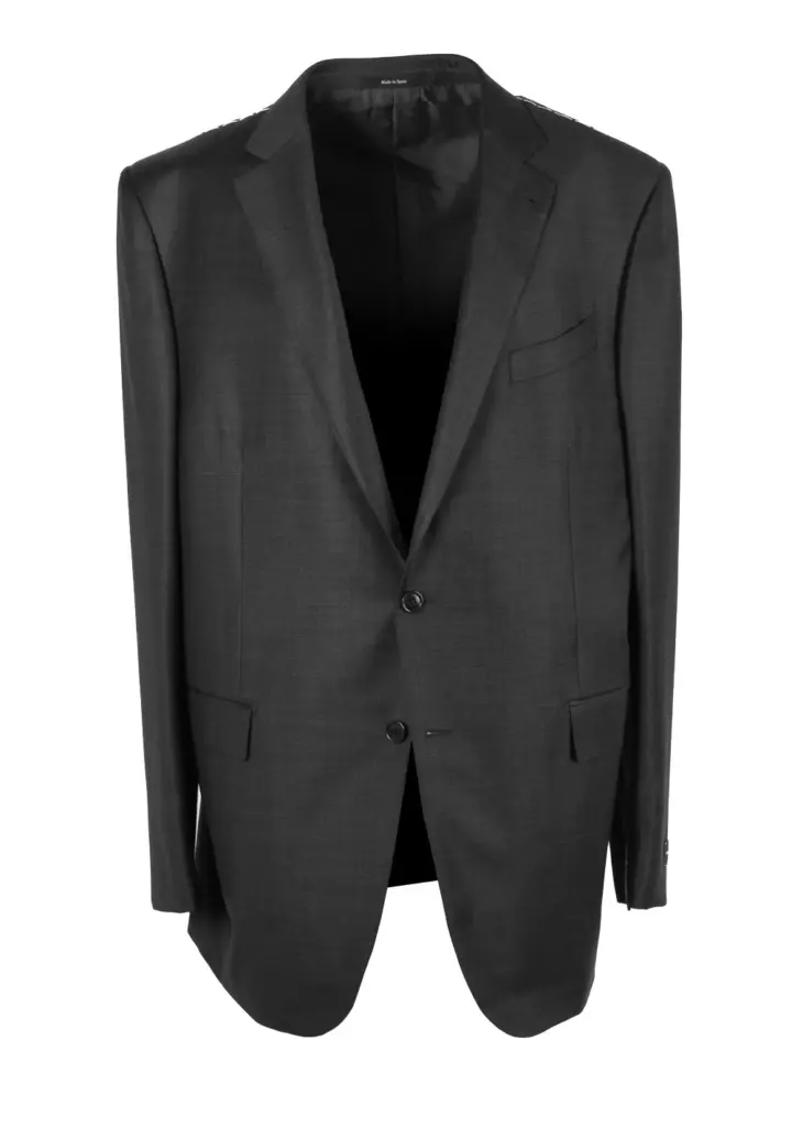 ZEGNA Milano Trofeo Gray Solid Suit Size 58L / 48L U.S.