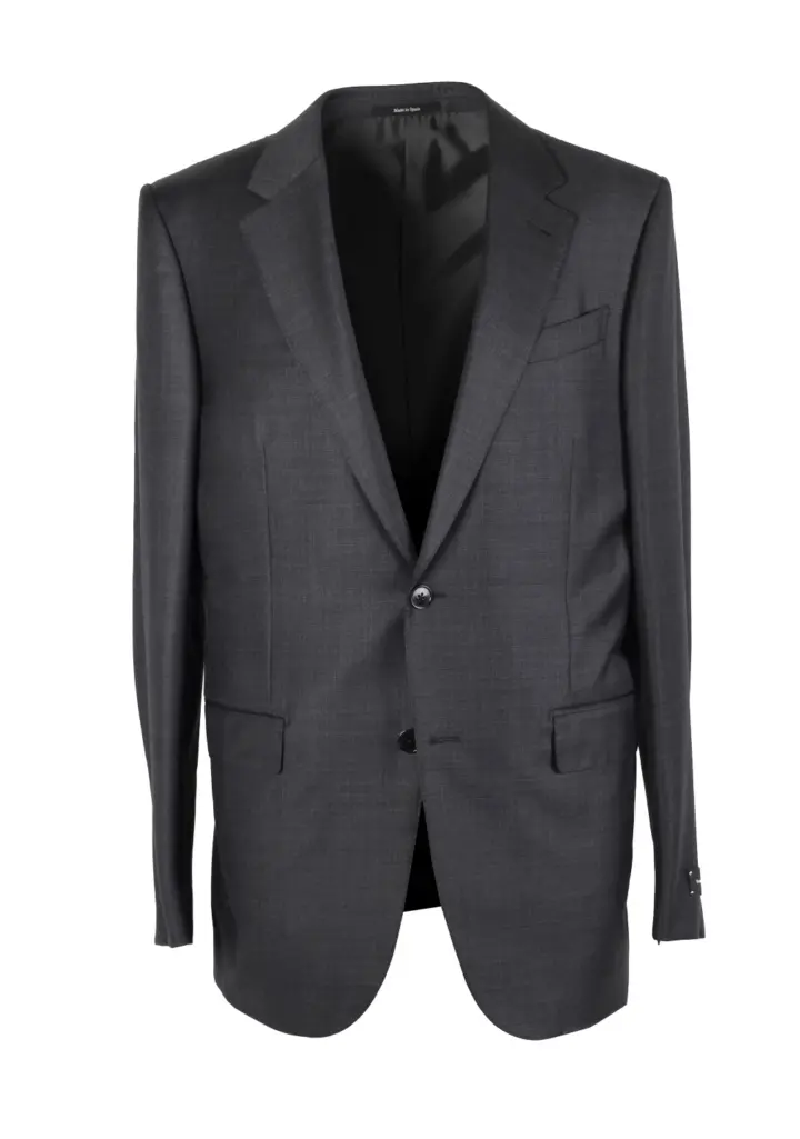 ZEGNA Milano Trofeo Gray Solid Suit Size 50L / 40L U.S.