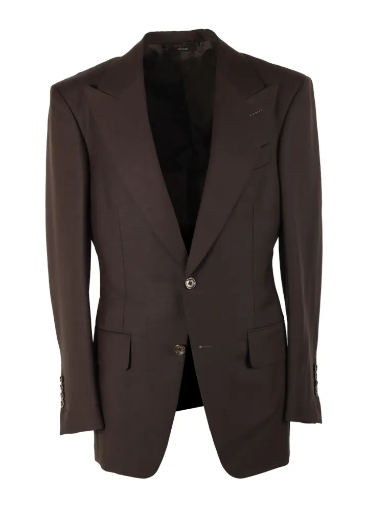 TOM FORD Atticus Brown Sport Coat Size 46 / 36R U.S.