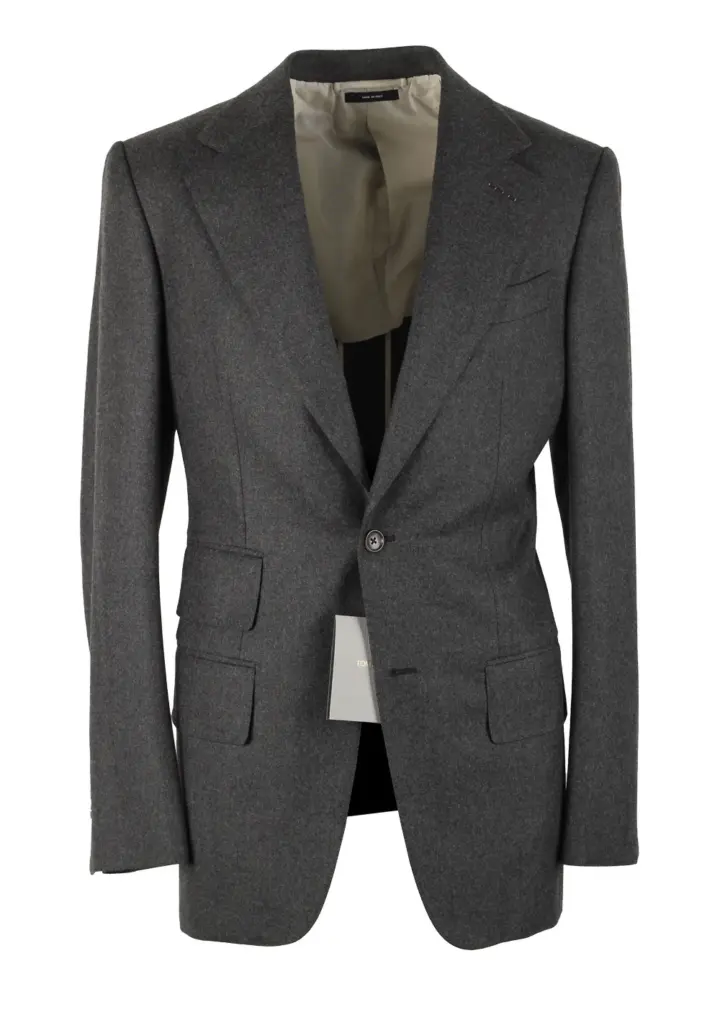 TOM FORD Spencer Base D Gray Sport Coat Size 44 / 34R U.S.