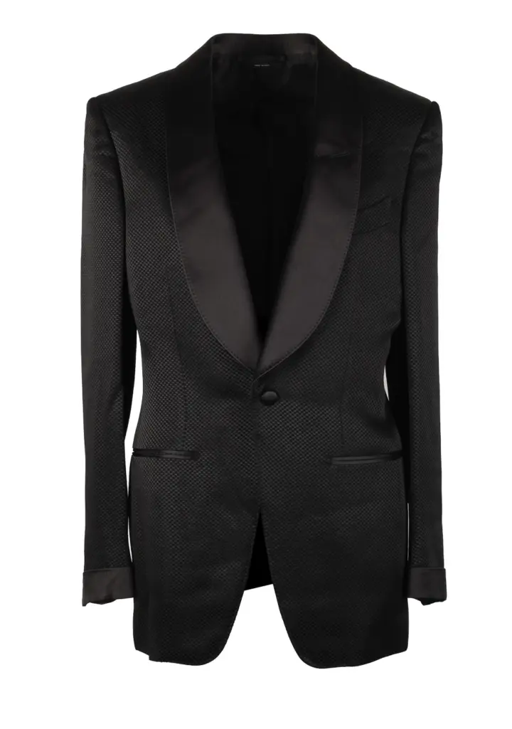 TOM FORD Atticus Black Sport Coat Tuxedo Dinner Jacket Size 46 / 36R U.S.