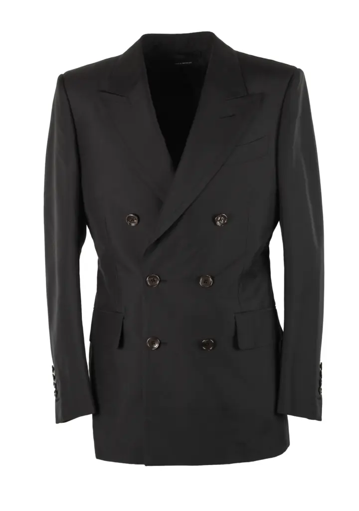 TOM FORD Dyllan Black Solid Sport Coat Size 46 / 36R U.S.