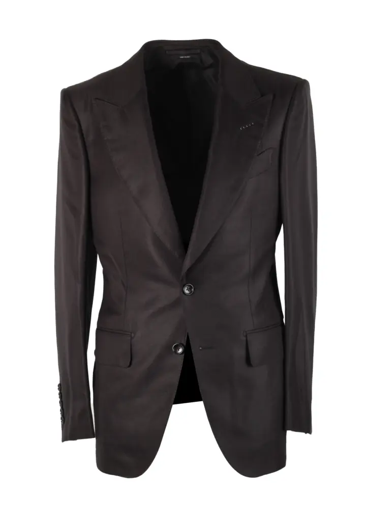 TOM FORD Dyllan Black Solid Sport Coat Size 46 / 36R U.S.