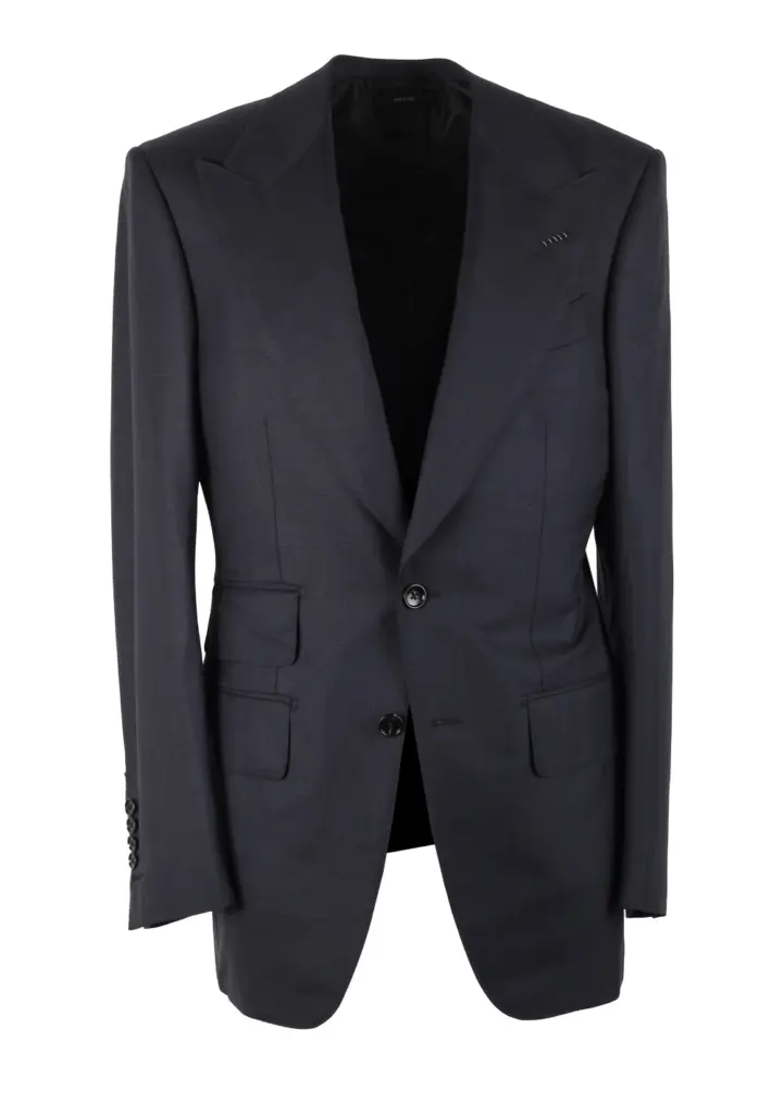 TOM FORD Atticus Blue Checked Sport Coat Size 46 / 36R U.S.