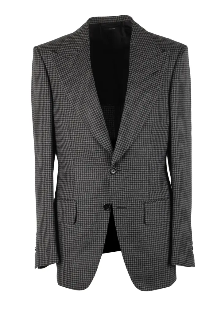 TOM FORD Atticus Gray Patterned Sport Coat Size 46 / 36R U.S.