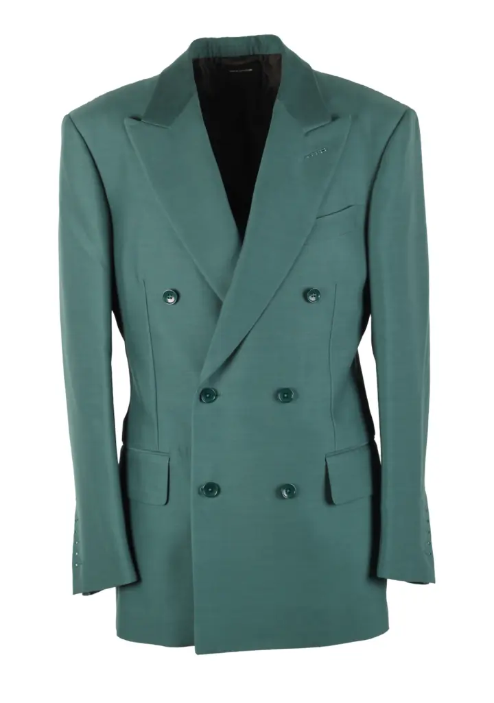 TOM FORD Atticus Teal Suit Size 46 / 36R U.S.