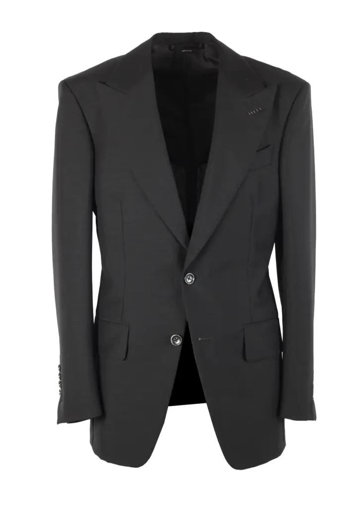 TOM FORD Atticus Black Sport Coat Size 46 / 36R U.S.